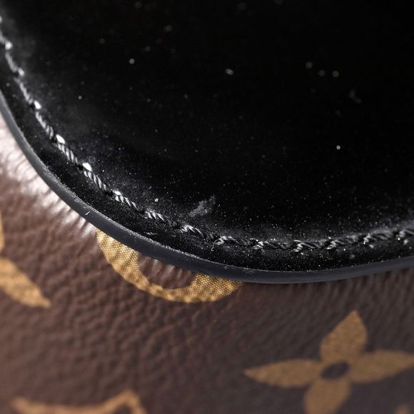 Louis Vuitton Cherry Wood BB Enamel Monogram Brown Noir Black Shoulder Bag - Picture 5 of 11